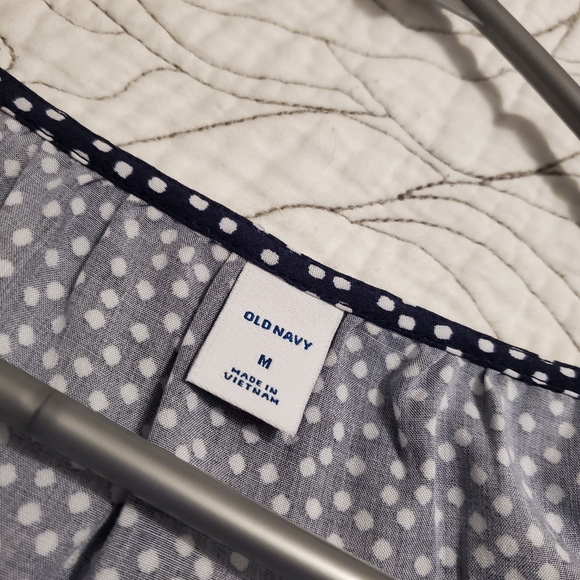 Old Navy dotted navy and white dress - Picture 5 of 6